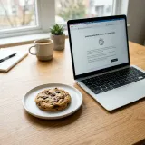 ブラウザとCookieの関係を表現した高品質な写真