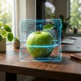 画像に何が写っているかを特定する画像認識を象徴する、デジタル分析枠の高品質な写真