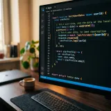 ソースコードが表示されたエディタ画面の高品質な写真