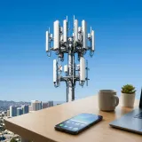 5G通信を支える基地局の高品質な写真